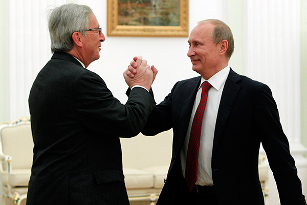 Юнкер назвал Путина своим другом и заявил, что ЕС нужно восстановить контакты с Россией
