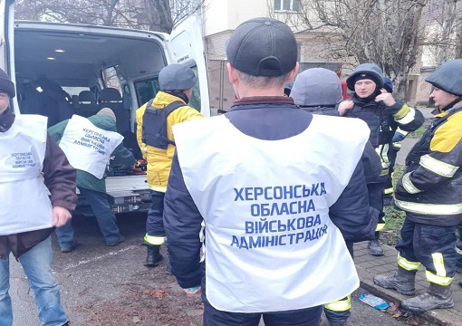 російські терористи продовжують цілеспрямовано стріляти по лікарнях на Херсонщині