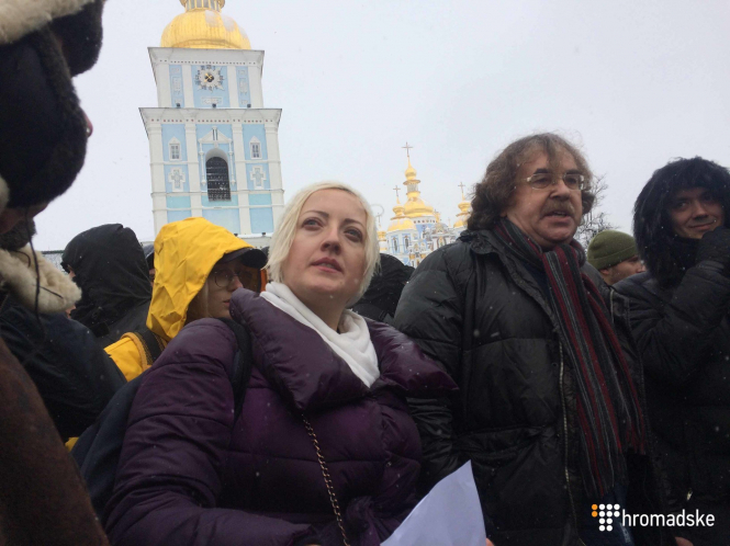 У Києві сталися сутички під час акції пам'яті правозахисників Маркелова й Бабурової