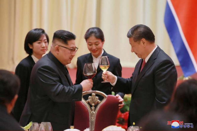 Ким Чен Ин прибыл с официальным визитом в Китай