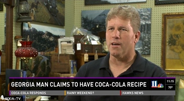 Американець виставив на eBay рецепт Coca-Cola, який він знайшов на розпродажі 