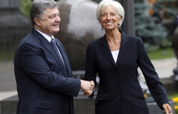 Порошенко и Лагард обсудили условия следующего транша МВФ