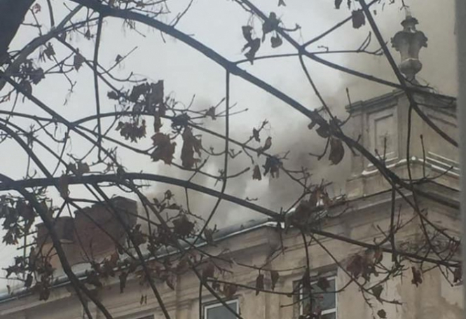 У Львові загорілася обласна клінічна лікарня