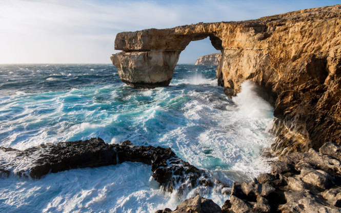 На Мальті зруйнувалася скеля 