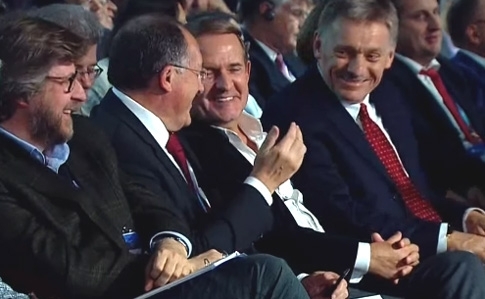 Медведчук відвідав Путіна і Пєскова на форумі в Сочі