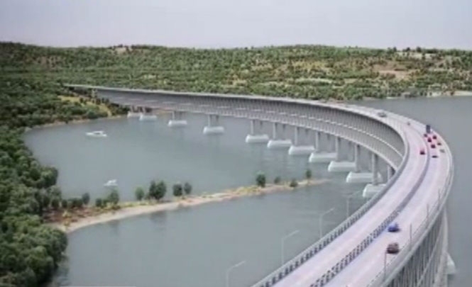 У мережі з'явилося відео майбутнього моста через Керченську протоку до Росії