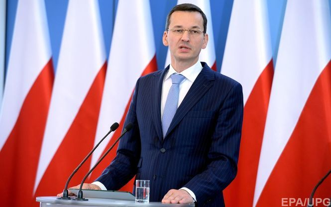 Моравецкий: Польша помогает ЕС, принимая украинских беженцев