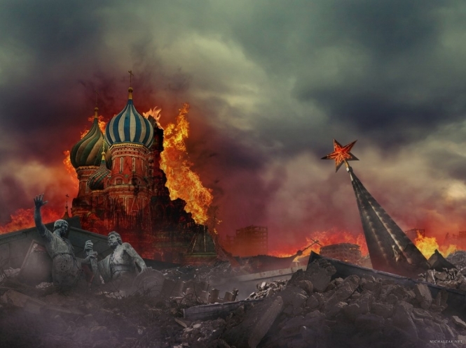 Зруйнований Київ, спалена Москва: українські події надихнули польського художника намалювати кінець світу