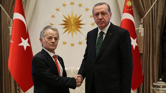Мустафа Джемілєв зустрівся в Анкарі з Ердоганом