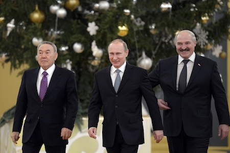 Цього тижня Росія, Казахстан і Білорусь створять Євразійський економічний союз
