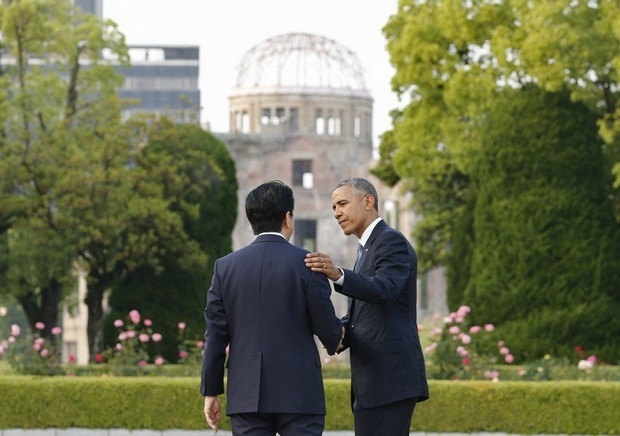 Обама стал первым американским президентом, который посетил Хиросиму в Японии