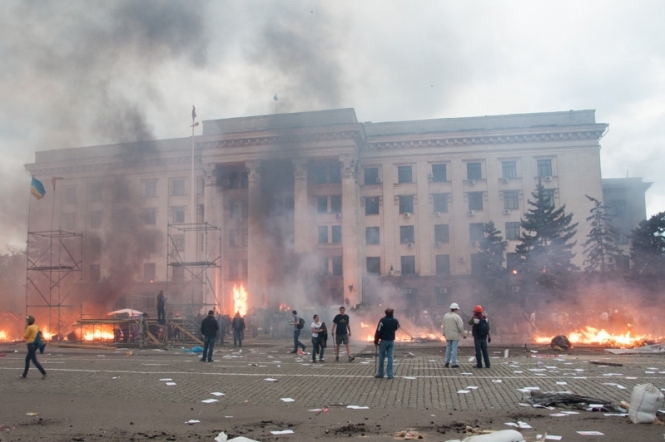 Проукраинские активисты не поджигали Дом профсоюзов в Одессе, - Чеботарь