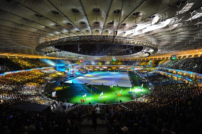 Самый большой стадион Украины 