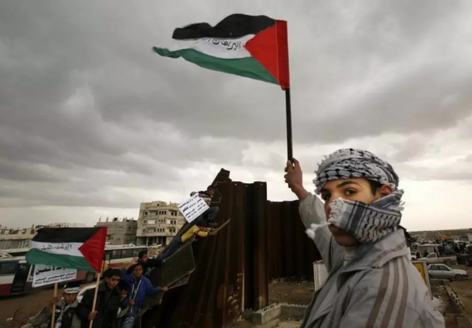 Палестинцы вышли на протест против заявления Трампа по Иерусалиму