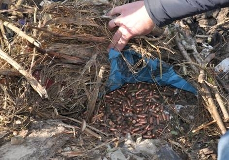 Поблизу Житомира правоохоронці виявили сховок з понад тисячею патронів