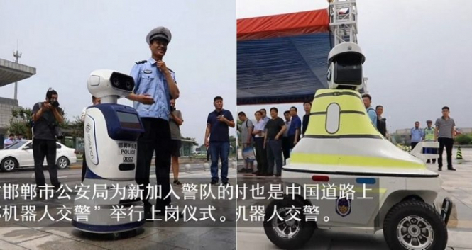 У Китаї запустили роботів-поліцейських зі штучним інтелектом, - ВІДЕО