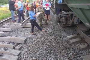 В Одесской области взорвали грузовой поезд
