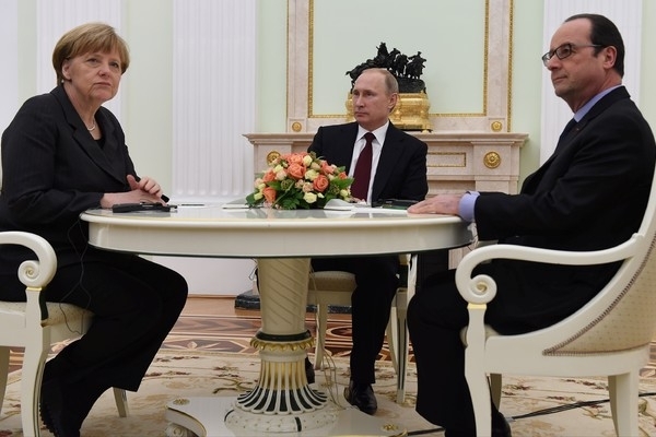 Встреча Путина, Меркель и Олланда относительно Украины сорвалась