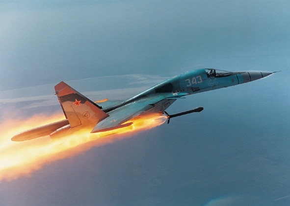 Украинский Су-25 могли сбить ракетой 
