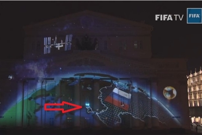 Официальное видео ФИФА, где Крым изображен частью России, просуществовало чуть больше суток