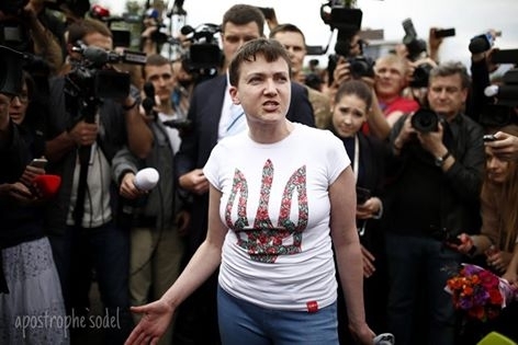 Савченко заявила що стане президентом, якщо цього захочуть українці
