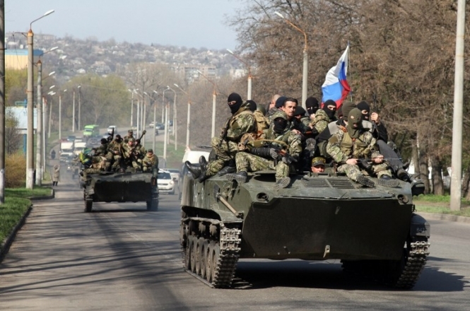 Сепаратисти захопили 6 БМД у Краматорську, - відео