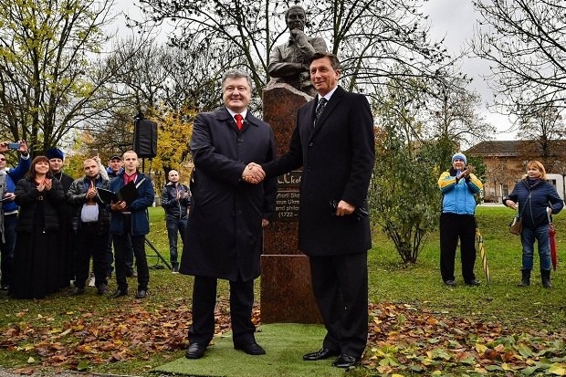 У столиці Словенії відкрили пам'ятник Григорію Сковороді, - ВІДЕО