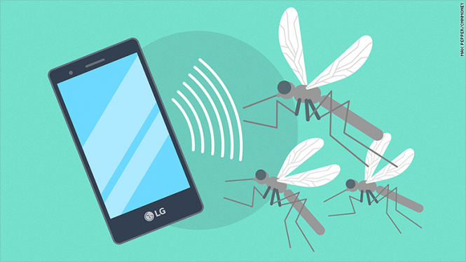У Кореї розробили смартфон, який захищає людей від комах