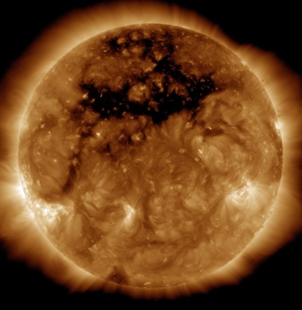 NASA опублікувало фотографію корональної діри на Сонці