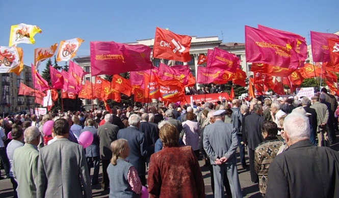 В Киеве только социалисты решились на первомайский митинг