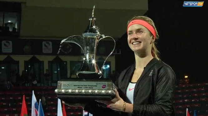 Элина Свитолина выиграла турнир Dubai Tennis Championships