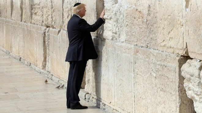 В Иерусалиме возле Стены плача появится станция имени Дональда Трампа