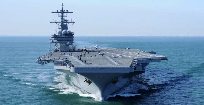 США продовжать термін перебування свого авіаносця у Середземному морі