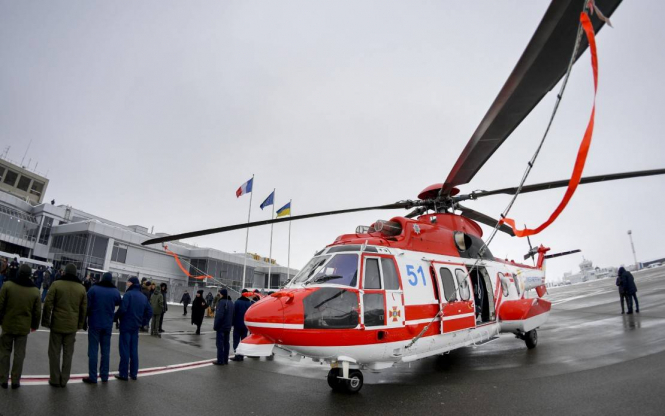 Нацгвардії та ДСНС передали нові вертольоти Airbus
