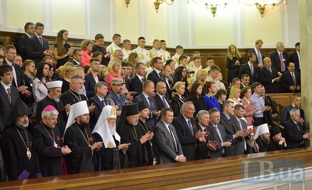 Сайт УПЦ МП вивісив фото з Ради без представників церкви