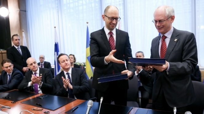 Україна та ЄС підписали політичну частину Угоди про асоціацію