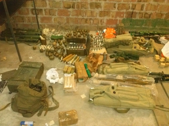 Склад боеприпасов изъяли у жителя Днепропетровска 