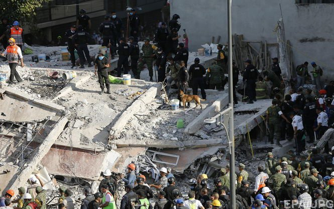 В Мексике произошло землетрясение магнитудой 5,8 балла