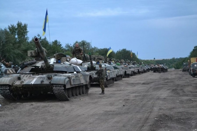 Украинская армия вошла в Горловку