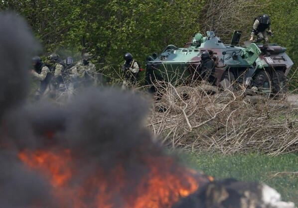 Українська армія входить в Слов'янськ, - фото, відео