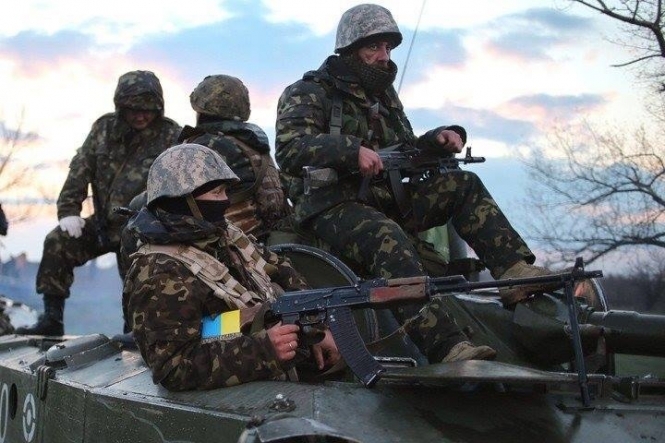 Колонна сил АТО отбила атаку террористов на границе Харьковской области 