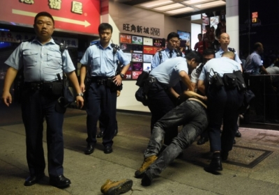 В Гонконге задержали несколько десятков демонстрантов