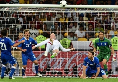Євро-2012, матч Англія - Італія. Фото: AFP