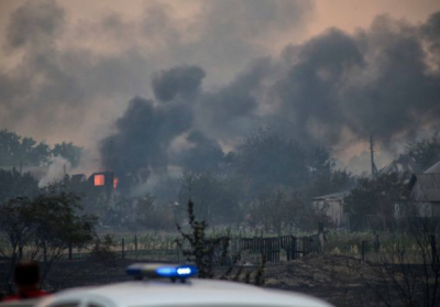 Пожежі у Луганській області знищили 5 гектарів землі
