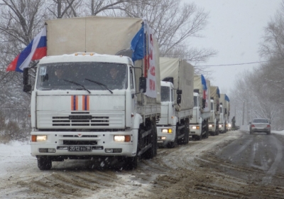 России удалось отправить уже более тысячи грузовиков 