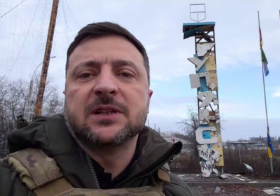 Зеленський побував на передовій у Куп'янську