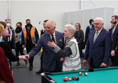 Король Чарльз відвідав центр для українських біженців в Берліні