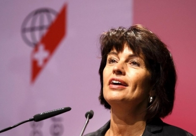 Президентом Швейцарії стала представниця центристської партії