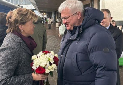 До Києва прибула глава МЗС Латвії