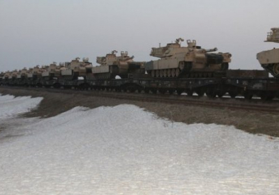 У Румунію прибули американські танки та військова техніка
